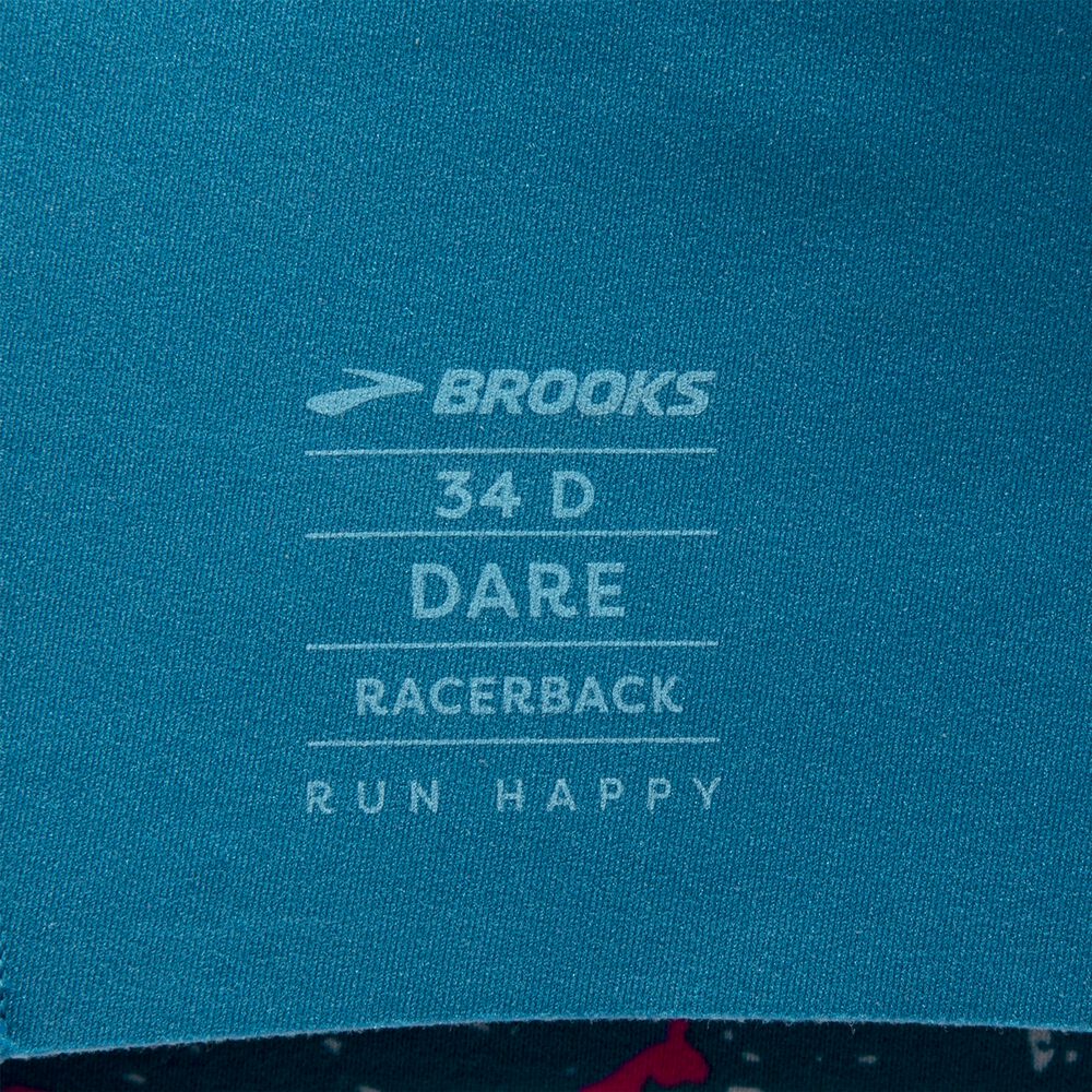 Sujetadores Deportivos Brooks Dare Racerback Run Bra 2.0 Mujer Verde | Ecuador-54287