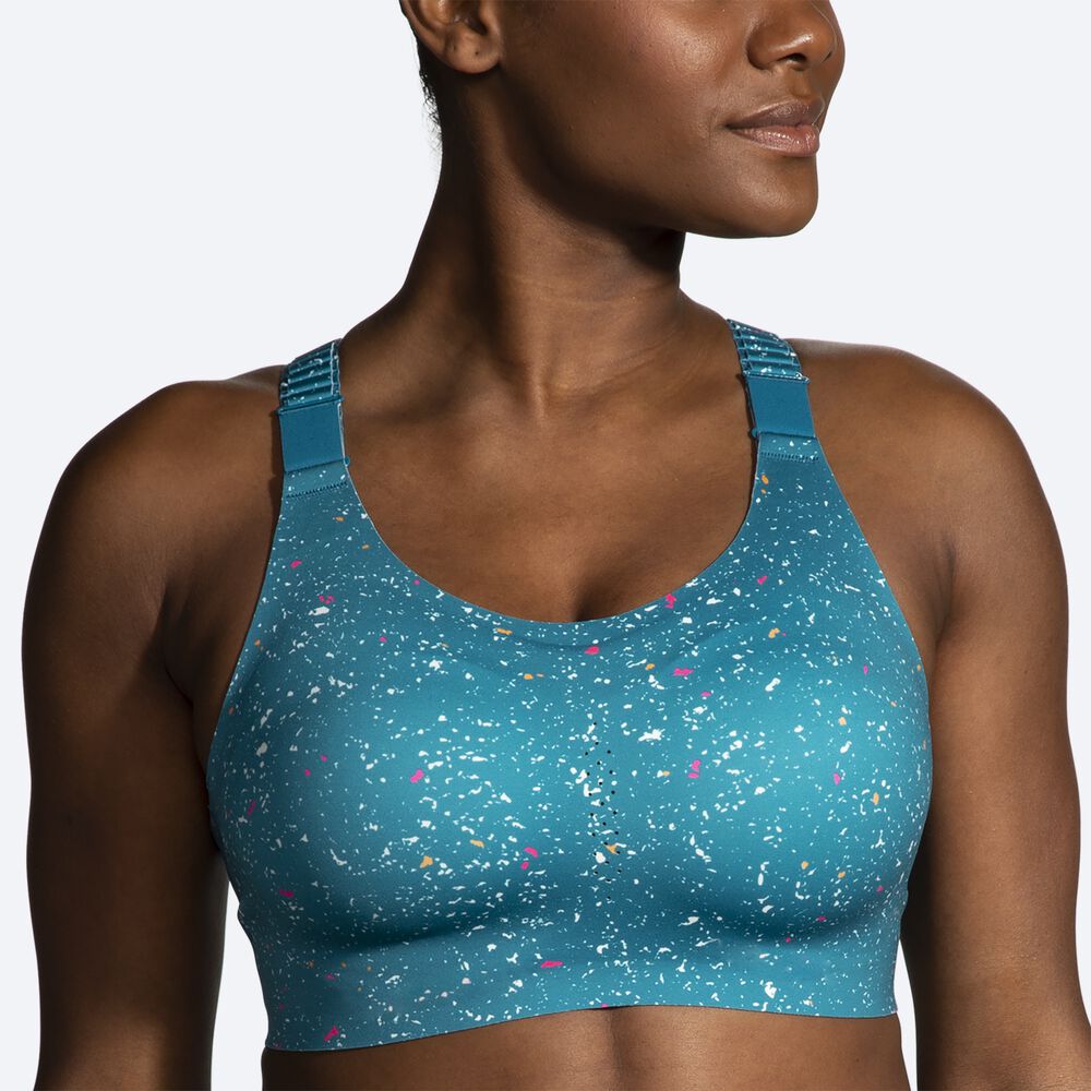 Sujetadores Deportivos Brooks Dare Racerback Run Bra 2.0 Mujer Verde | Ecuador-54287