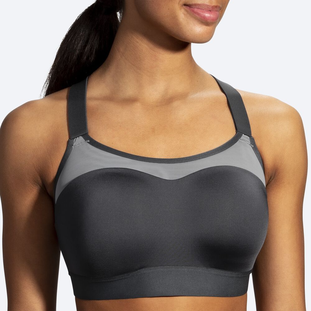 Sujetadores Deportivos Brooks Dare Racerback Run Bra Mujer Gris | Ecuador-71286