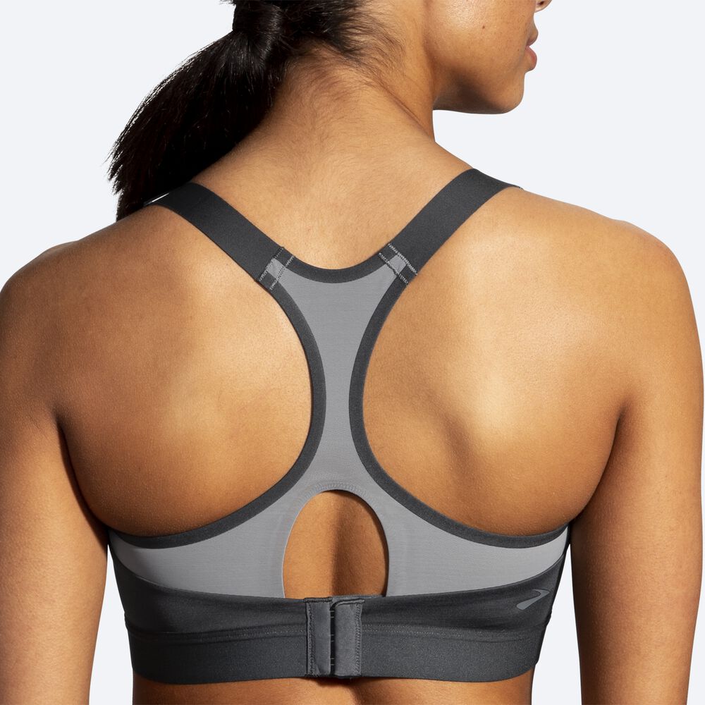 Sujetadores Deportivos Brooks Dare Racerback Run Bra Mujer Gris | Ecuador-71286