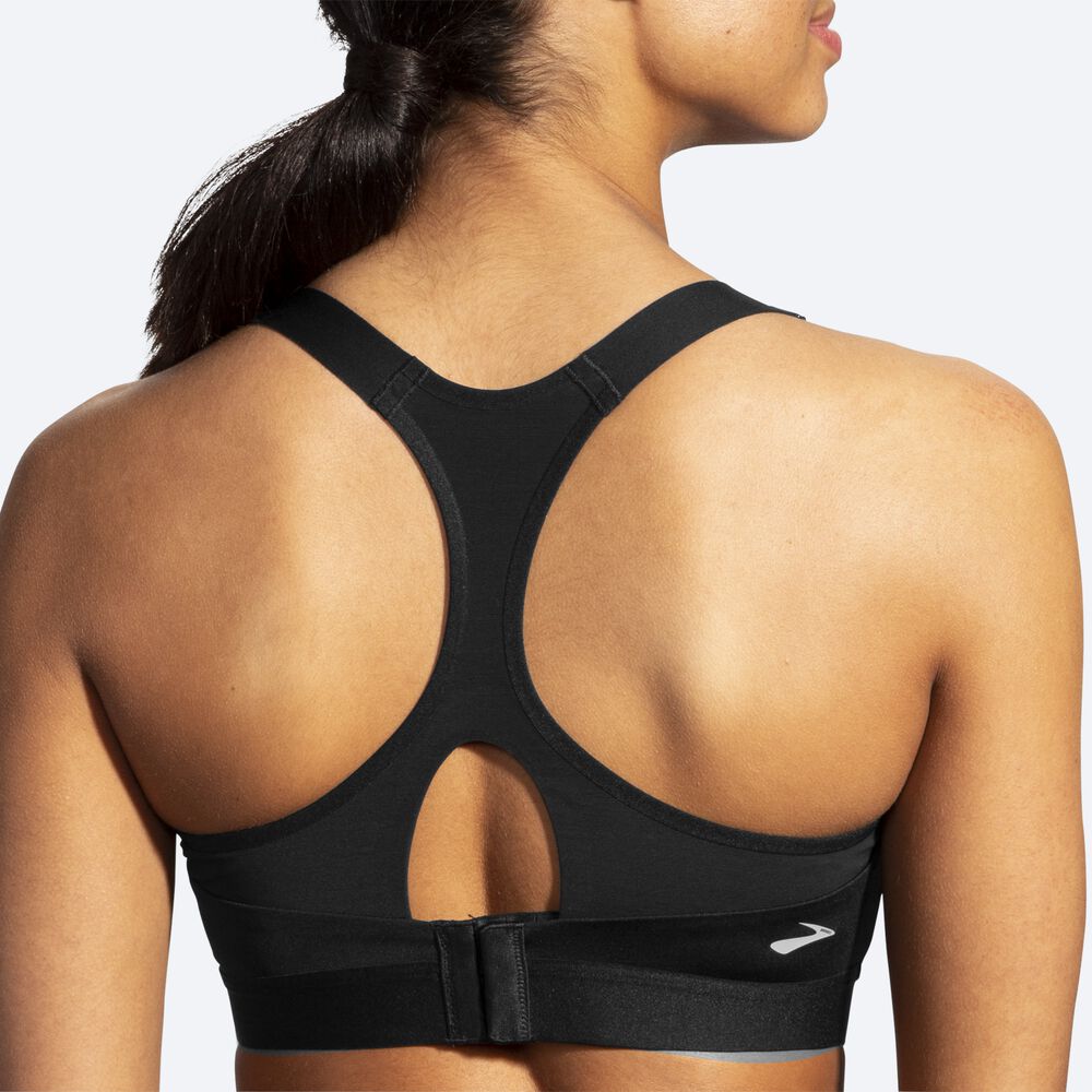 Sujetadores Deportivos Brooks Dare Racerback Run Bra Mujer Negras | Ecuador-84129