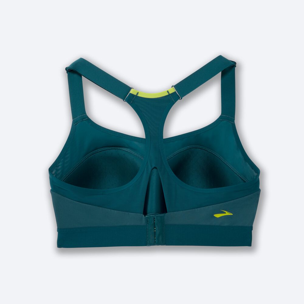 Sujetadores Deportivos Brooks Dare Racerback Run Bra Mujer / Oscuro Verde Claro | Ecuador-96201