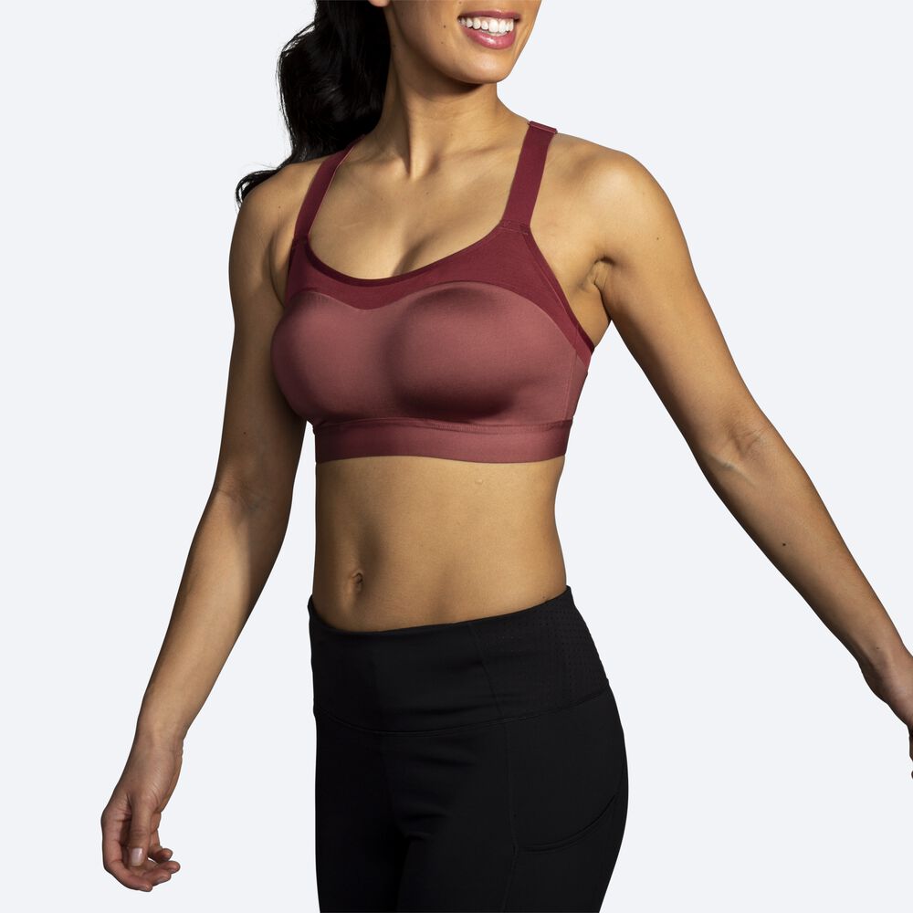 Sujetadores Deportivos Brooks Dare Racerback Run Bra Mujer Terracotta | Ecuador-96451