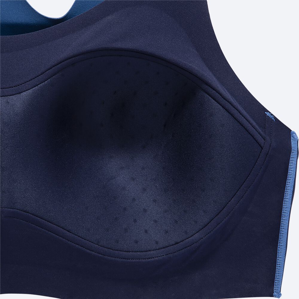 Sujetadores Deportivos Brooks Dare Racerback Run Bra 2.0 Mujer Azules/Azul Marino | Ecuador-98137