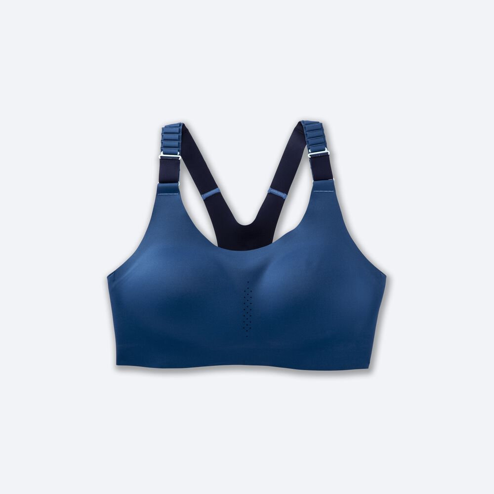 Sujetadores Deportivos Brooks Dare Racerback Run Bra 2.0 Mujer Azules/Azul Marino | Ecuador-98137