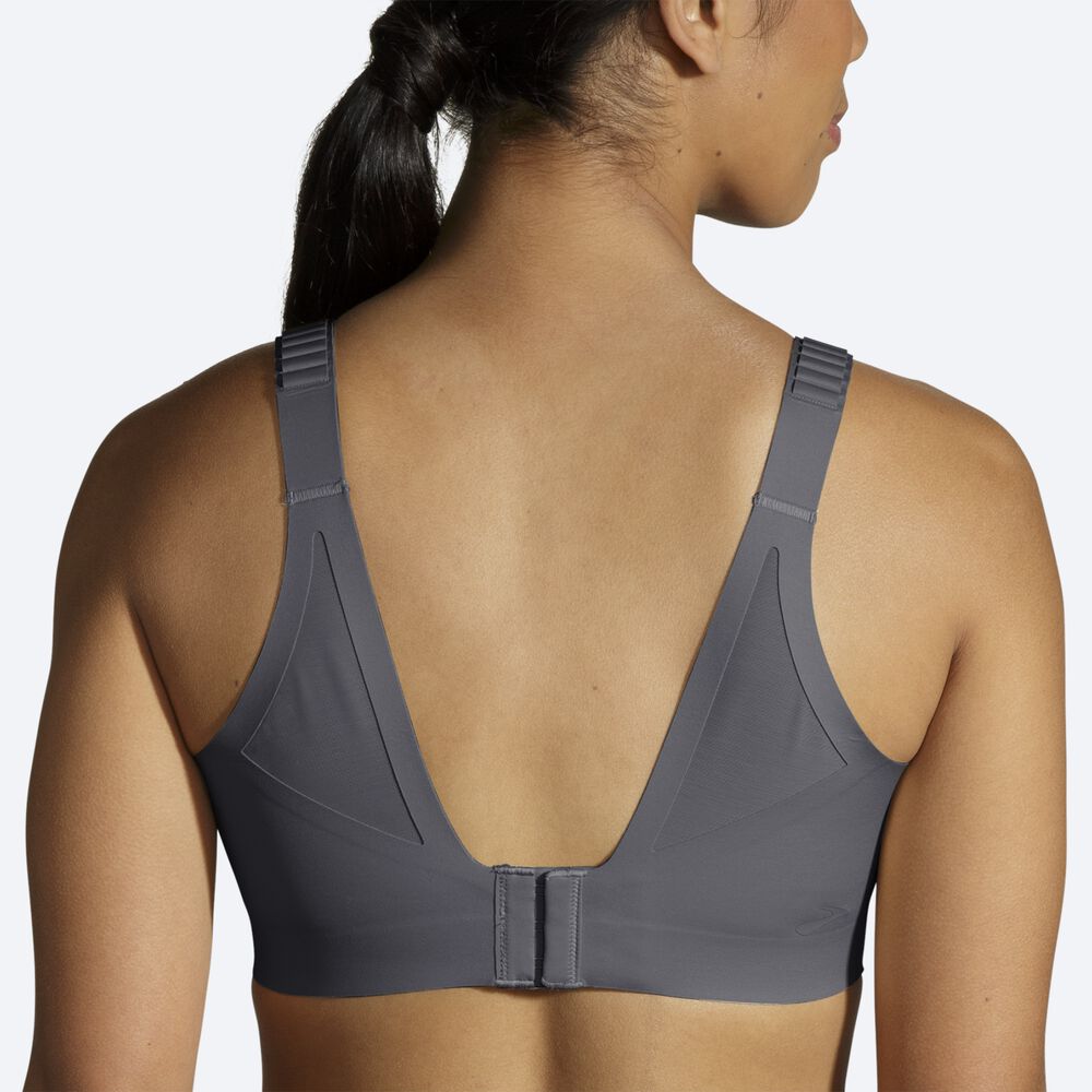 Sujetadores Deportivos Brooks Dare Scoopback Run Bra 2.0 Mujer Gris | Ecuador-15342