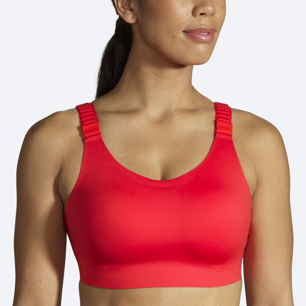 Sujetadores Deportivos Brooks Dare Scoopback Run Bra 2.0 Mujer Rojas | Ecuador-30489