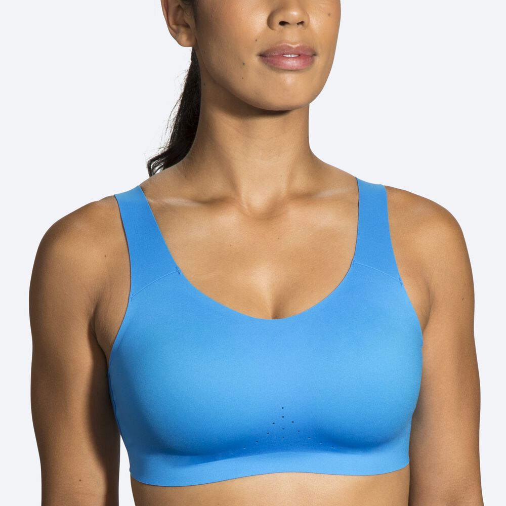 Sujetadores Deportivos Brooks Dare Scoopback Run Bra Mujer Azules/Azul Marino | Ecuador-52416