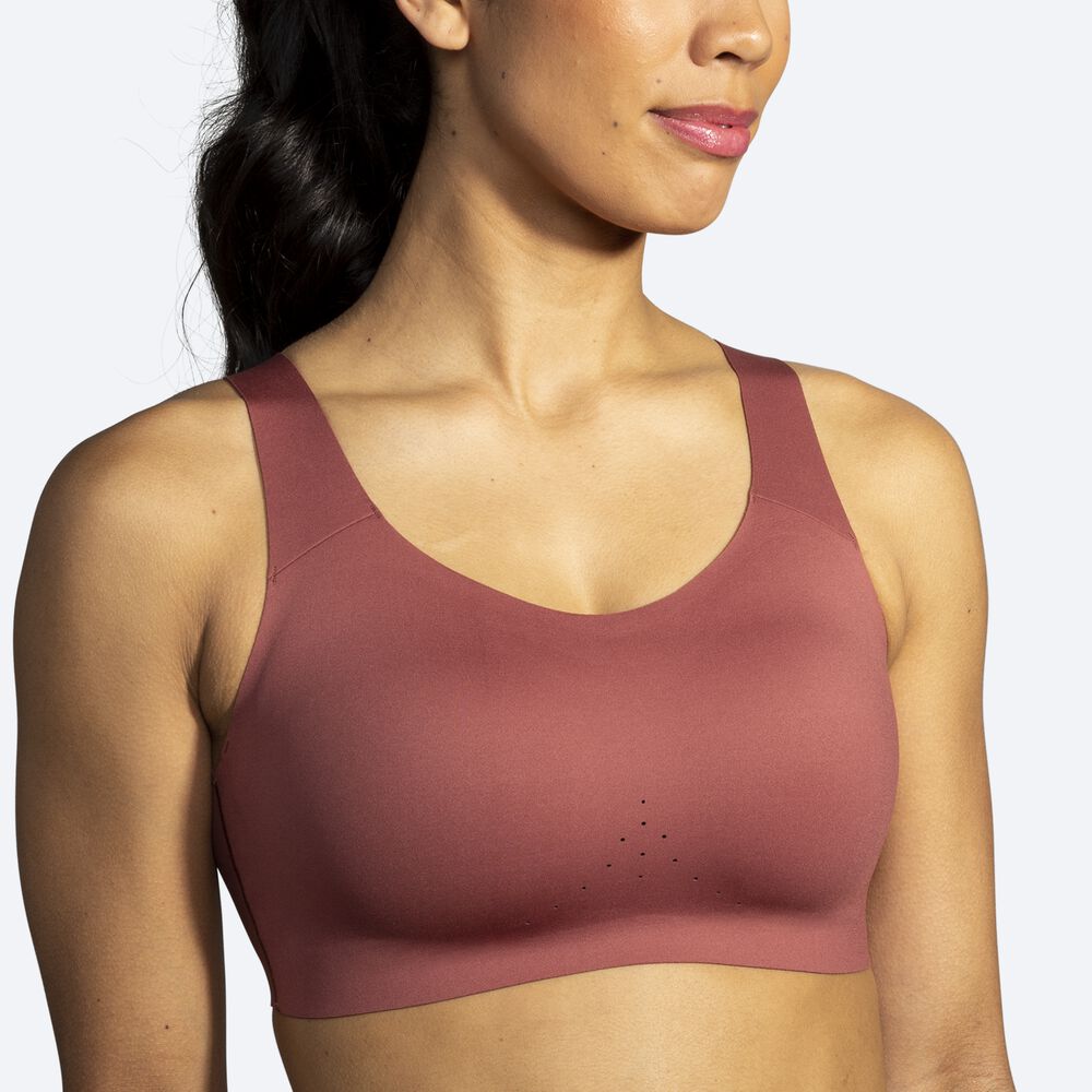 Sujetadores Deportivos Brooks Dare Scoopback Run Bra Mujer Terracotta | Ecuador-64127