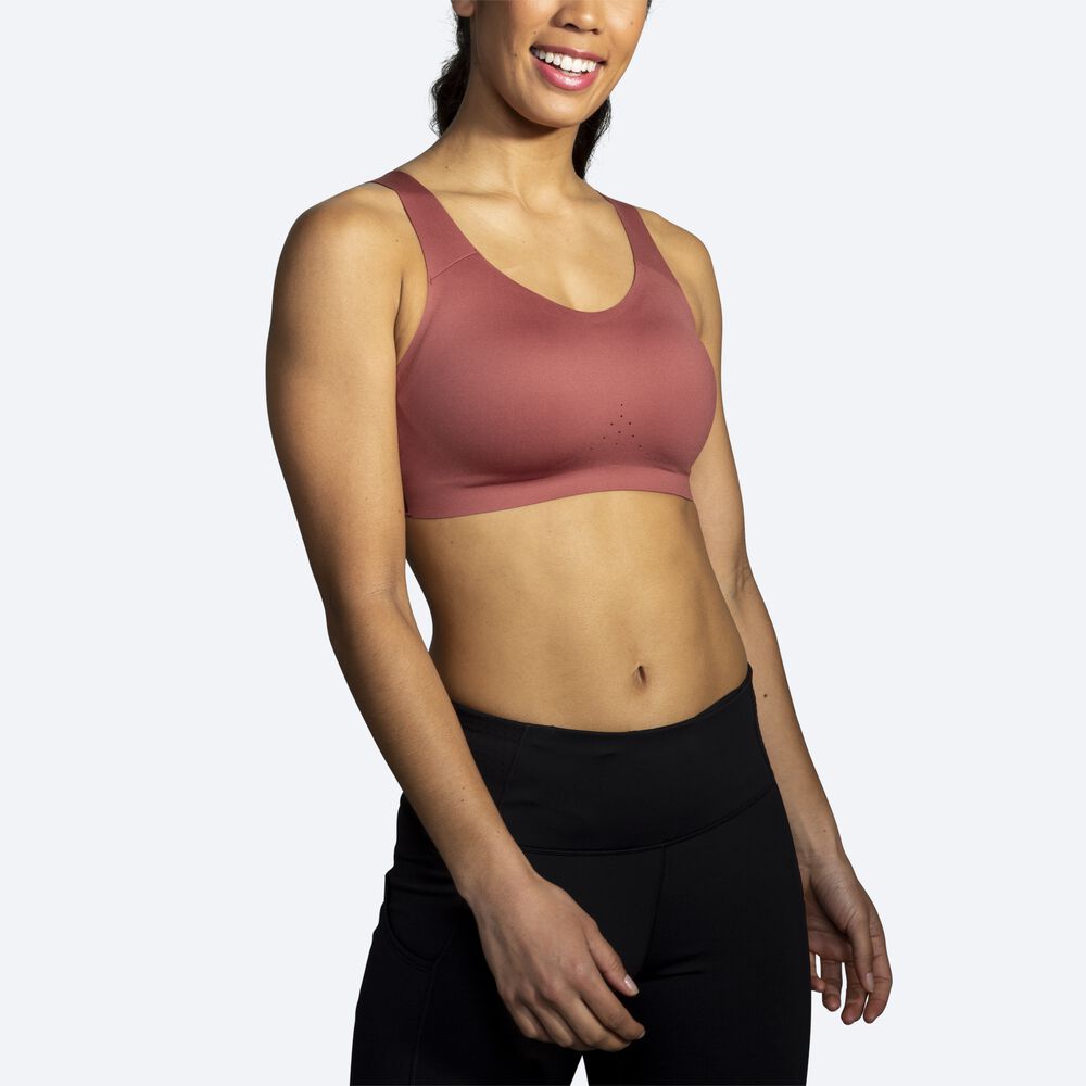 Sujetadores Deportivos Brooks Dare Scoopback Run Bra Mujer Terracotta | Ecuador-64127