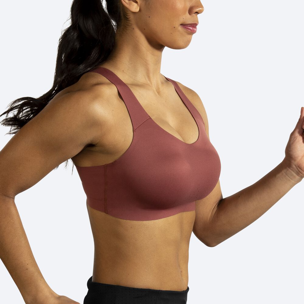 Sujetadores Deportivos Brooks Dare Scoopback Run Bra Mujer Terracotta | Ecuador-64127