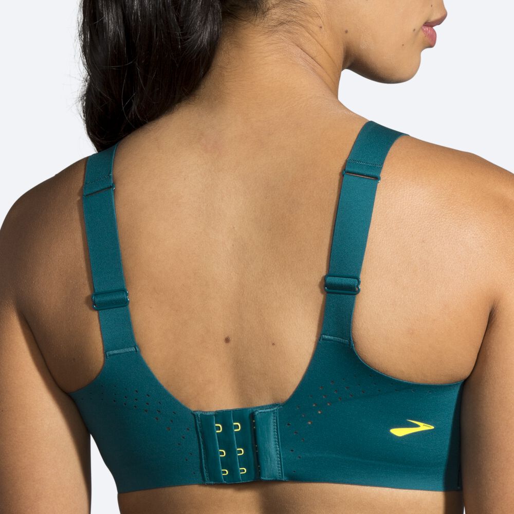 Sujetadores Deportivos Brooks Dare Scoopback Run Bra Mujer / Oscuro Verde Claro | Ecuador-78631