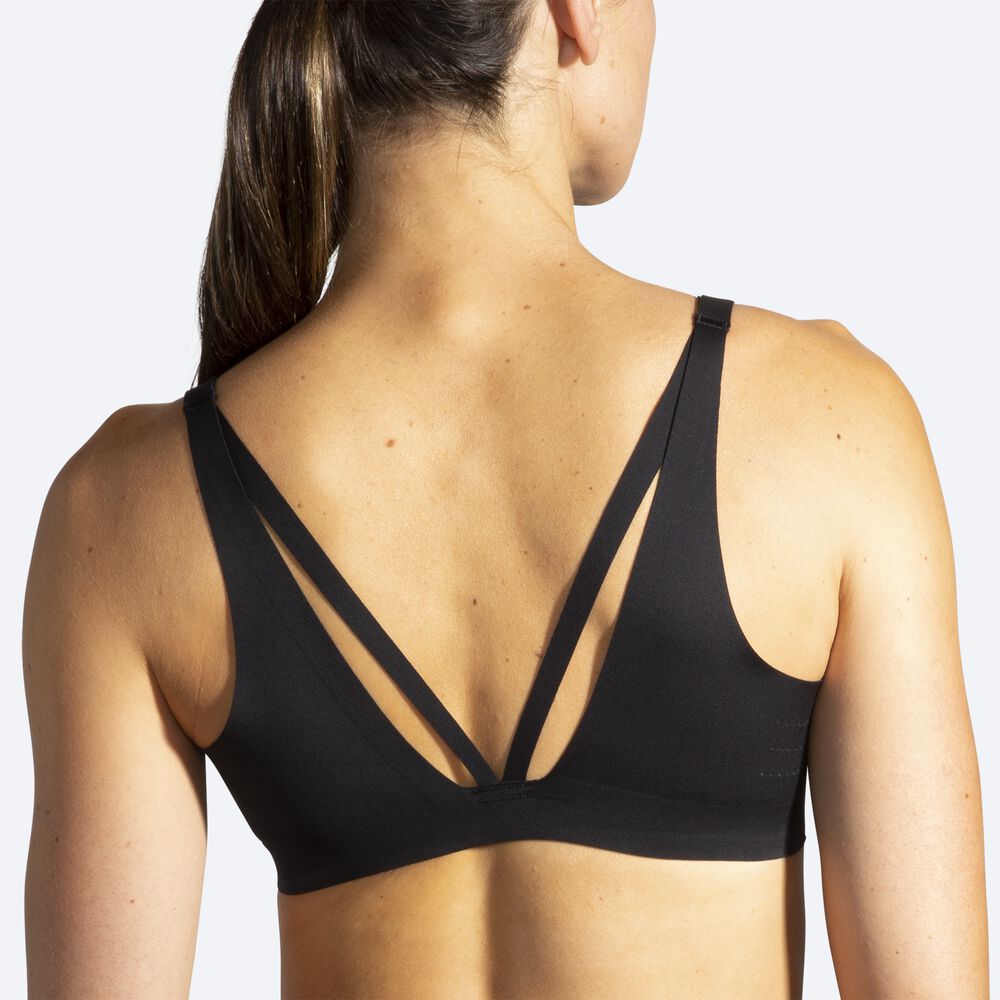 Sujetadores Deportivos Brooks Dare Strappy Run Bra Mujer Negras | Ecuador-04873