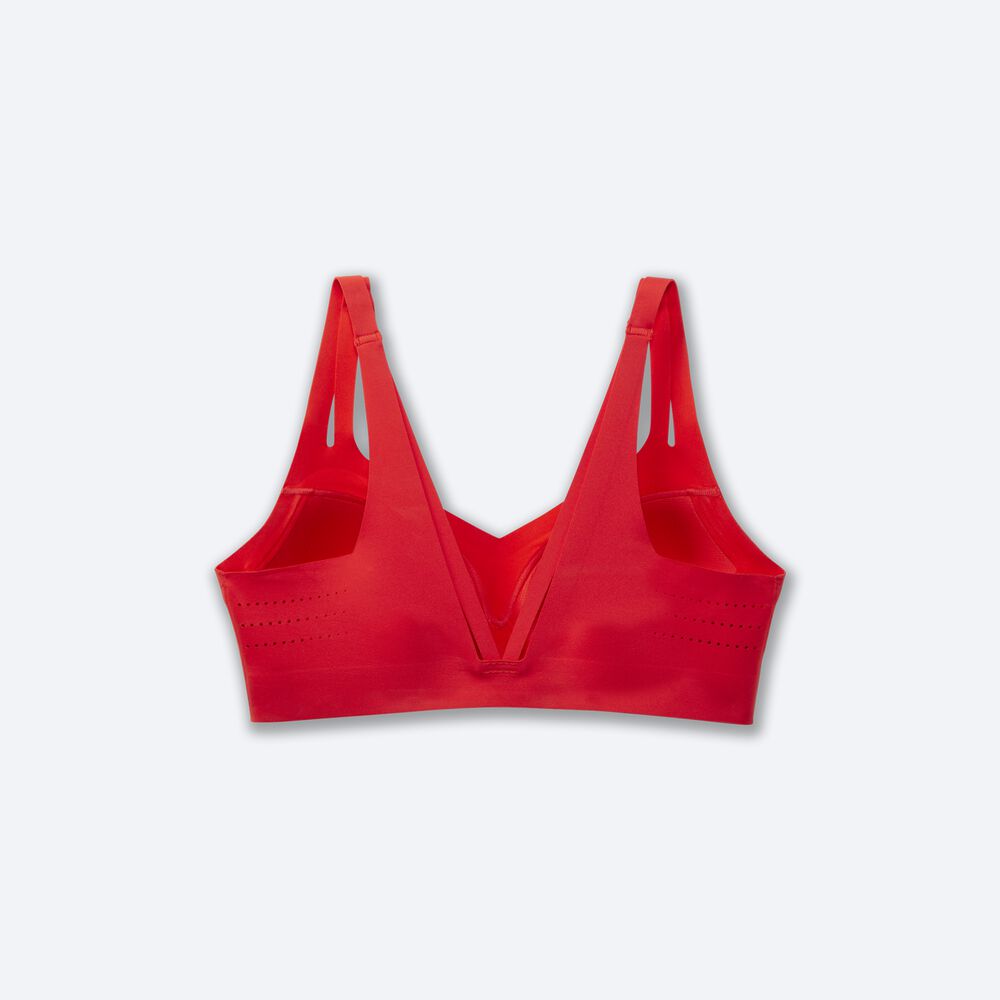 Sujetadores Deportivos Brooks Dare Strappy Run Bra Mujer Rojas | Ecuador-46371