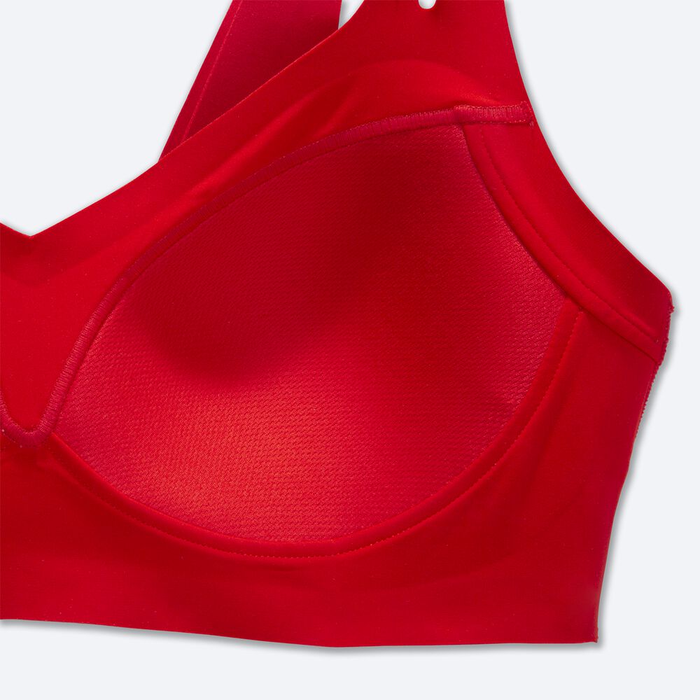 Sujetadores Deportivos Brooks Dare Strappy Run Bra Mujer Rojas | Ecuador-46371