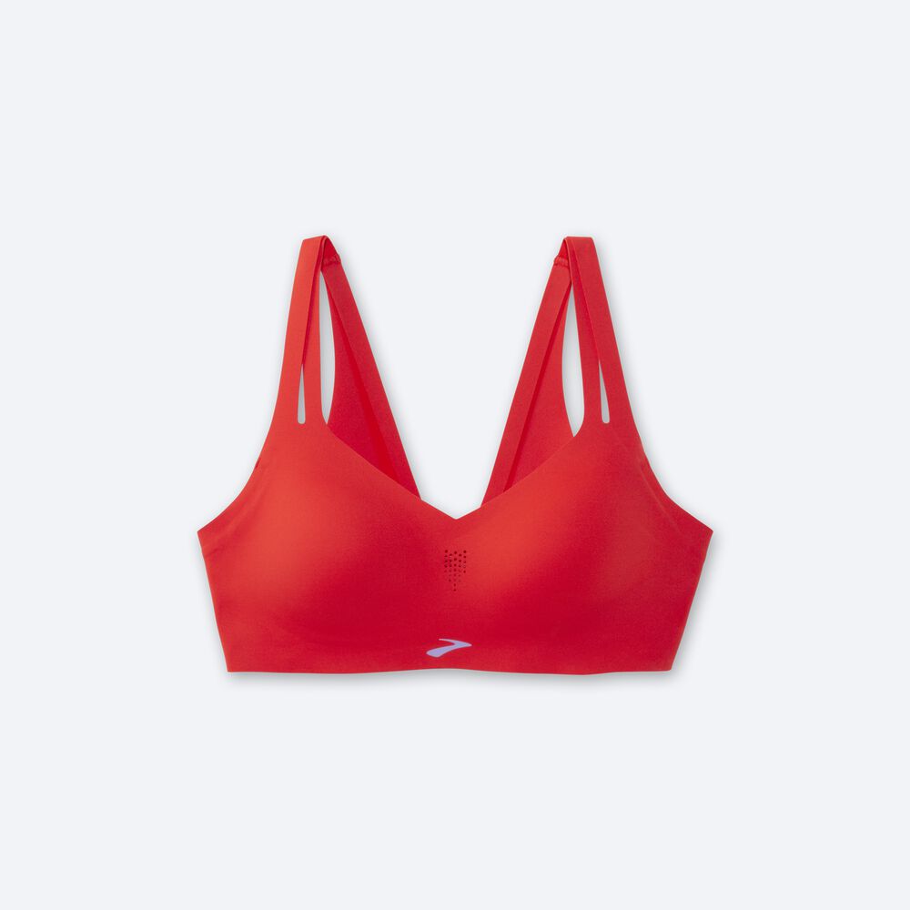 Sujetadores Deportivos Brooks Dare Strappy Run Bra Mujer Rojas | Ecuador-46371