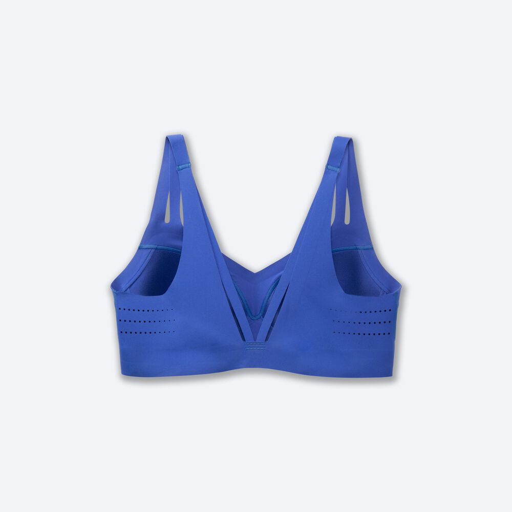 Sujetadores Deportivos Brooks Dare Strappy Run Bra Mujer Azules | Ecuador-71205