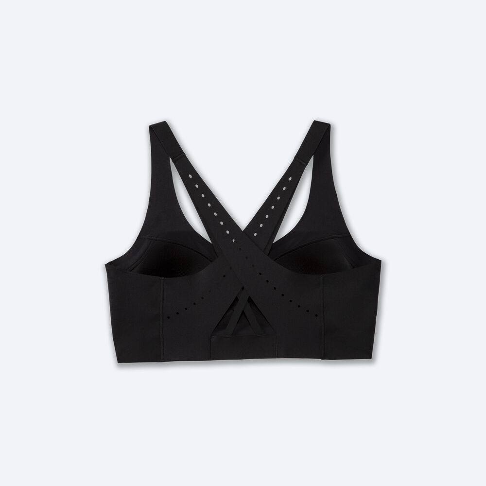 Sujetadores Deportivos Brooks Dare Strappy Run Bra 2.0 Mujer Negras | Ecuador-80647