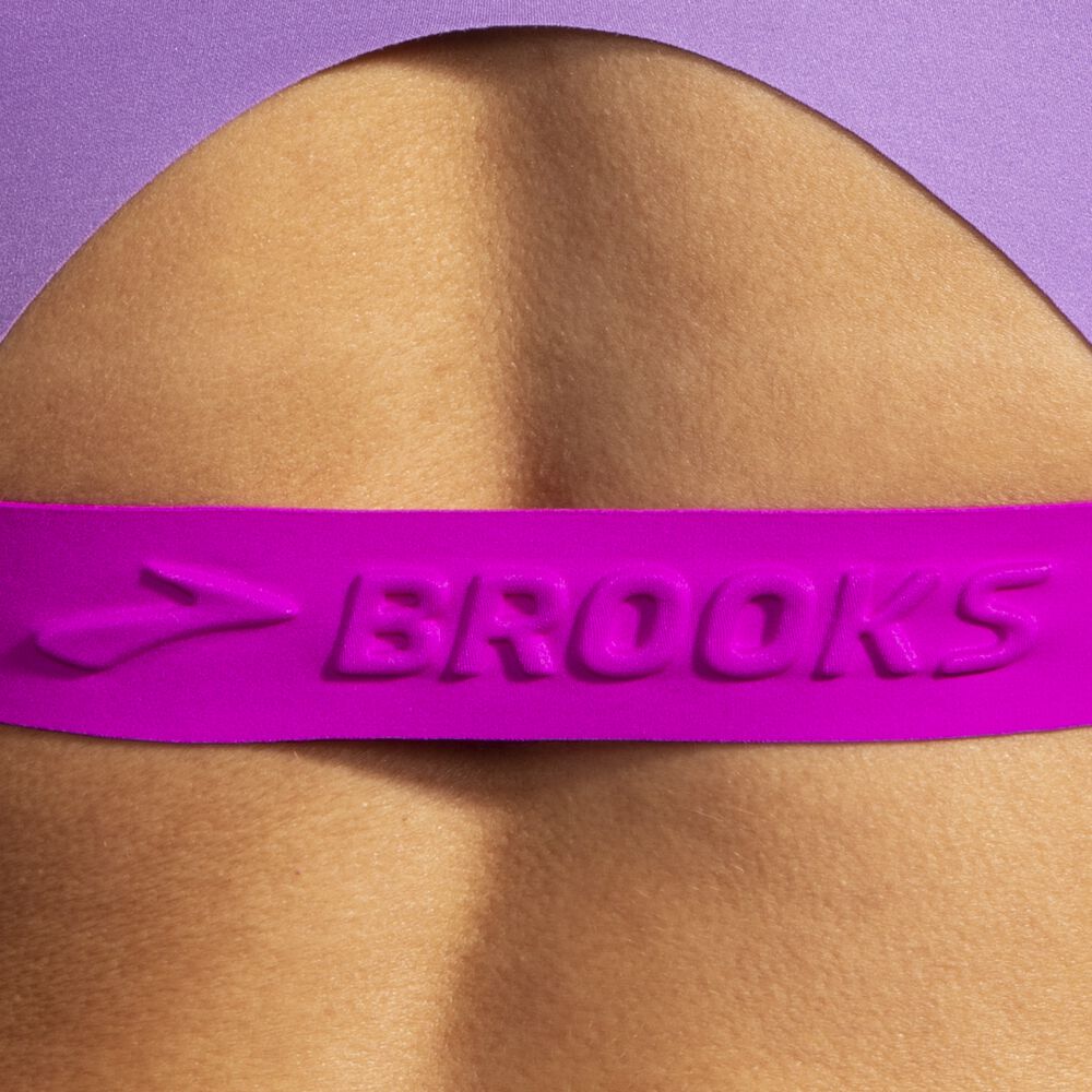 Sujetadores Deportivos Brooks Dare V Neck Run Bra Mujer Moradas | Ecuador-43281