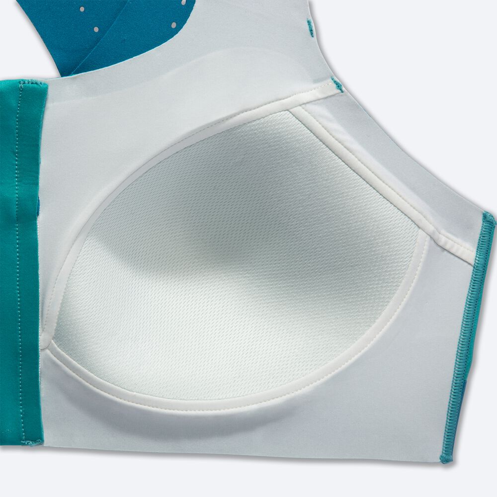 Sujetadores Deportivos Brooks Dare Zip Run Bra 2.0 Mujer Verde/Verde Claro Menta | Ecuador-10423