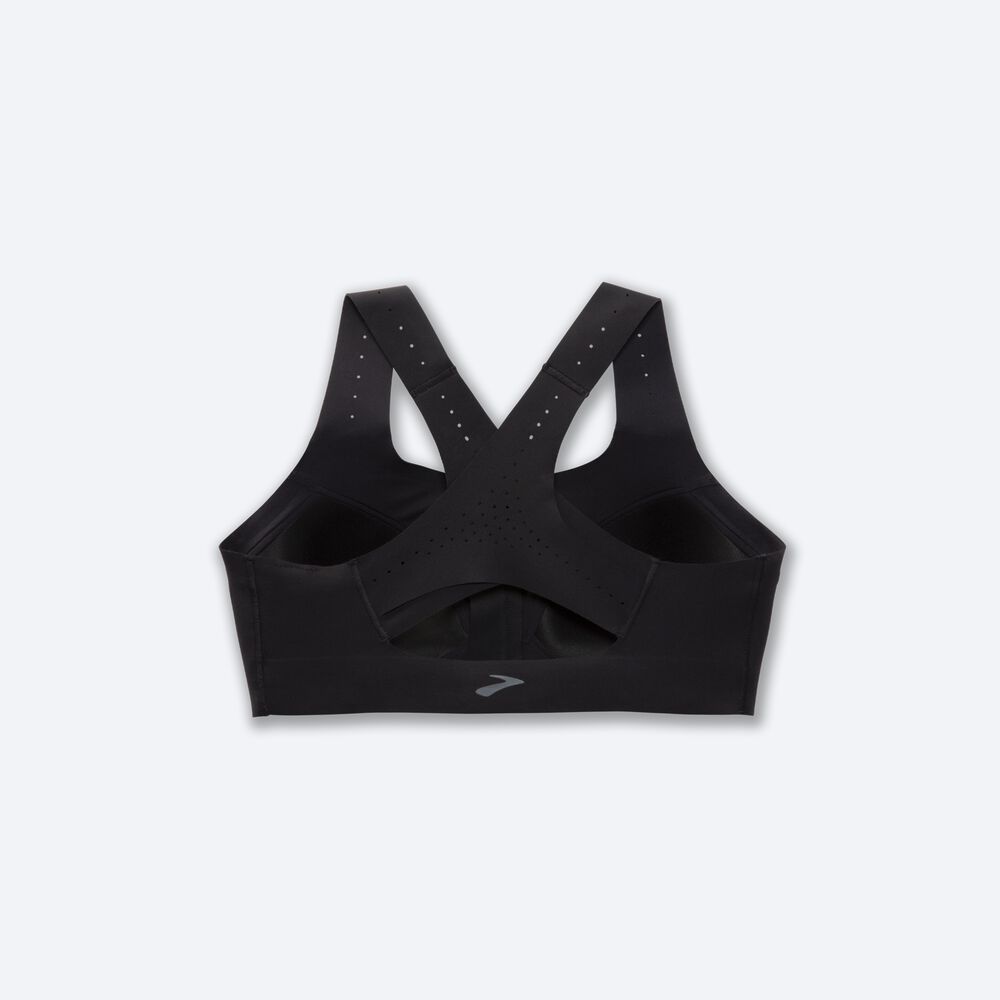 Sujetadores Deportivos Brooks Dare Zip Run Bra 2.0 Mujer Negras | Ecuador-57396