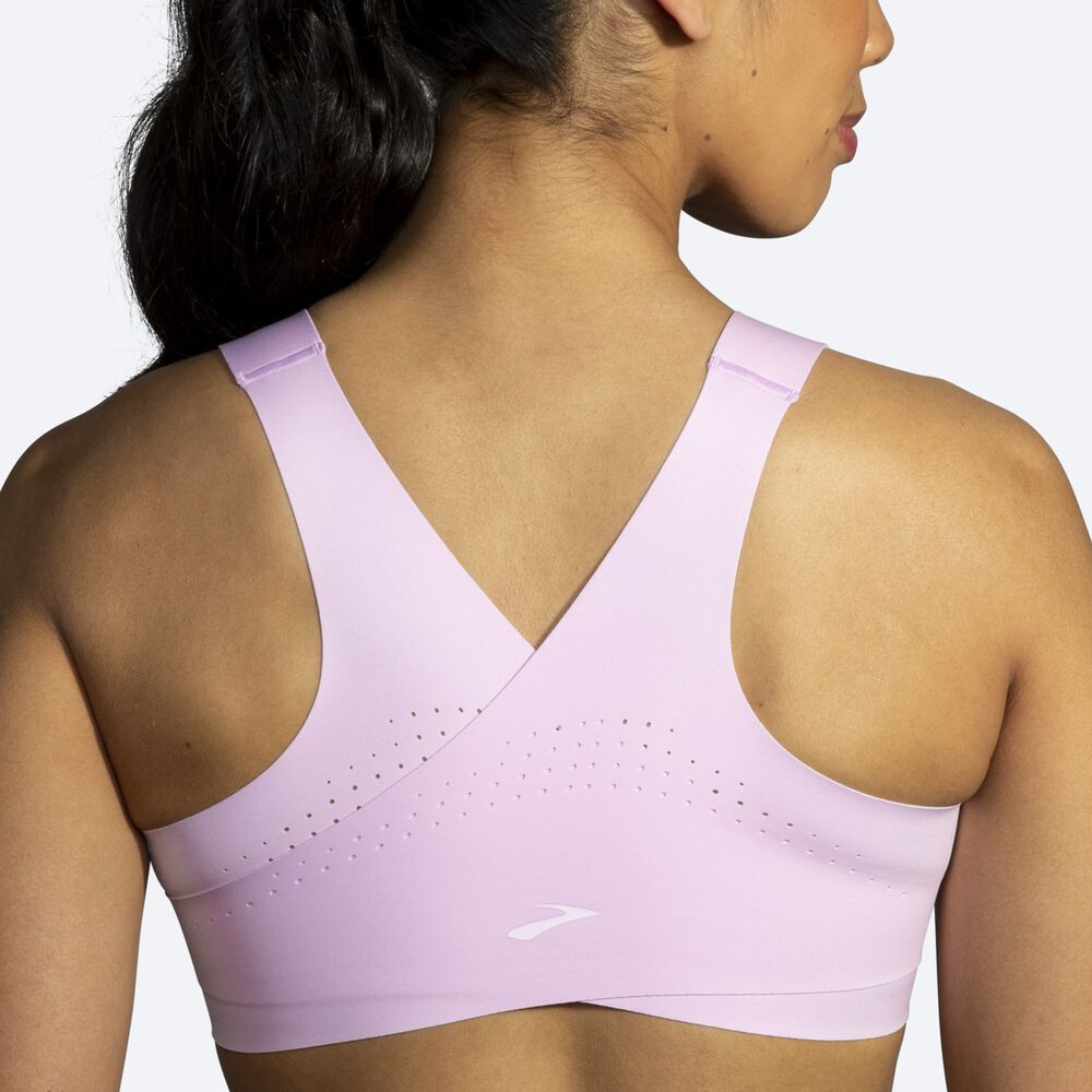 Sujetadores Deportivos Brooks Dare Zip Run Bra Mujer Moradas | Ecuador-84692