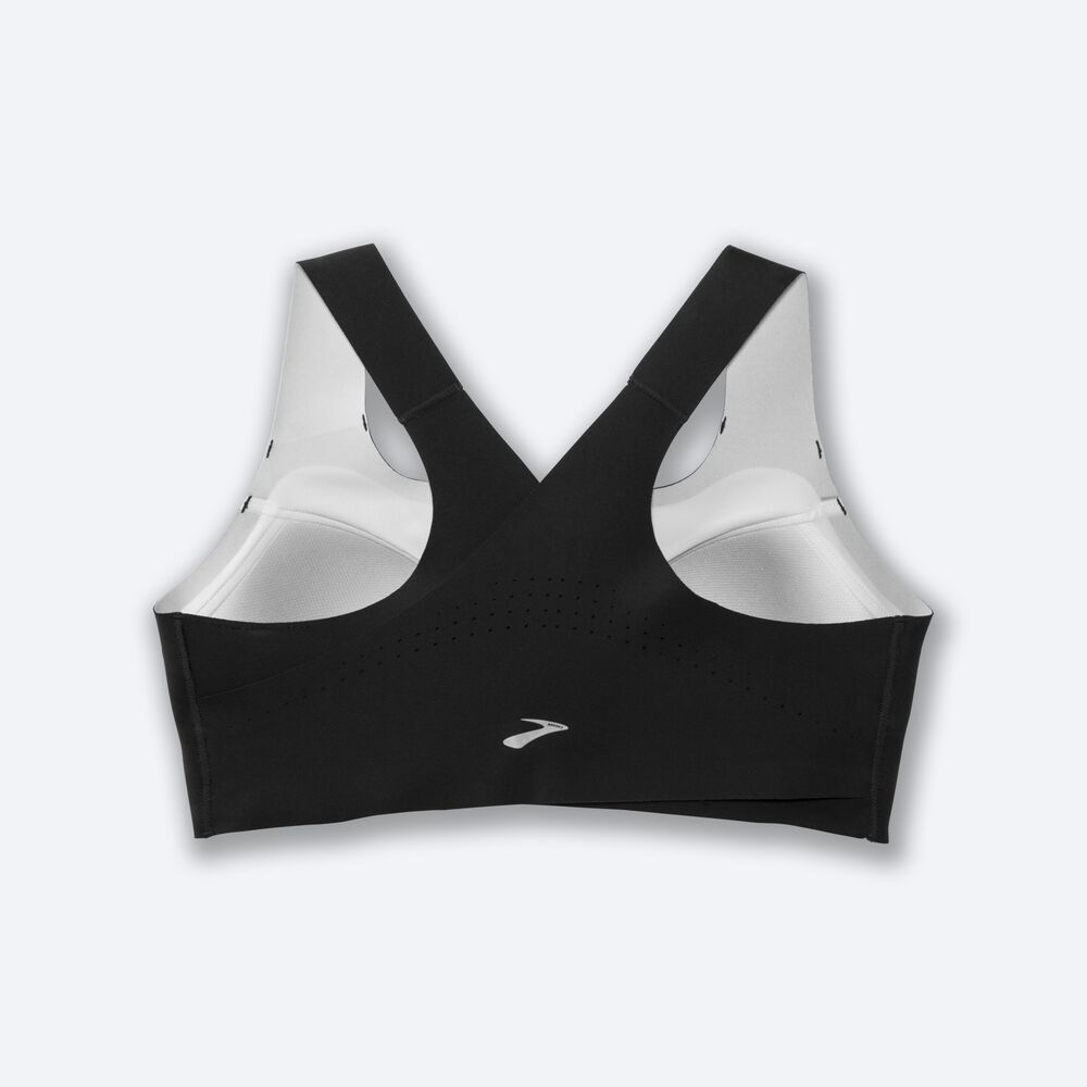 Sujetadores Deportivos Brooks Dare Zip Run Bra Mujer Negras | Ecuador-95180