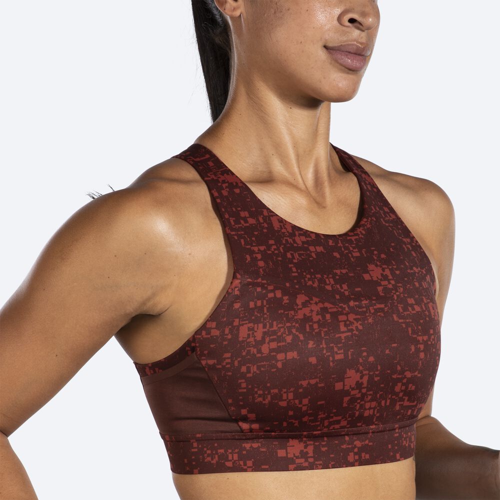 Sujetadores Deportivos Brooks Drive 3 Pocket Run Bra Mujer Cobra | Ecuador-05824