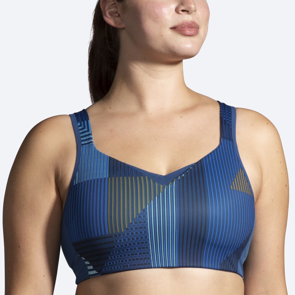 Sujetadores Deportivos Brooks Drive Convertible Run Bra Mujer Azules | Ecuador-06473