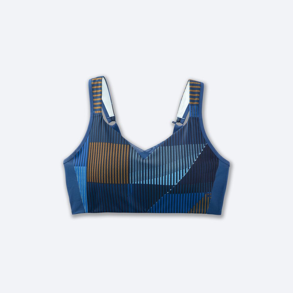 Sujetadores Deportivos Brooks Drive Convertible Run Bra Mujer Azules | Ecuador-06473