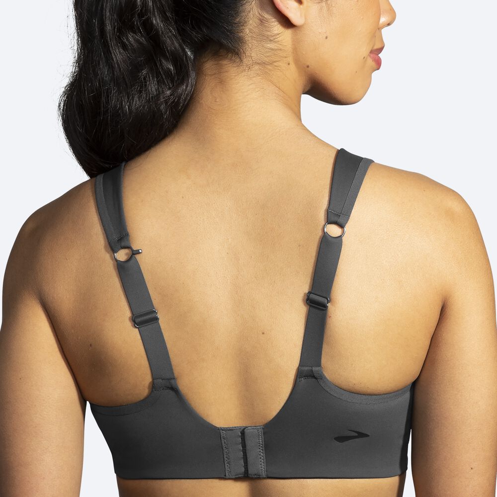 Sujetadores Deportivos Brooks Drive Convertible Run Bra Mujer Gris | Ecuador-32419