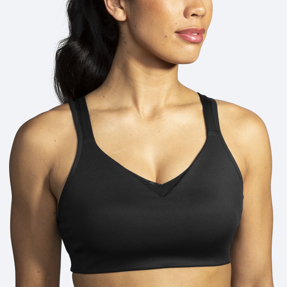 Sujetadores Deportivos Brooks Drive Convertible Run Bra Mujer Negras | Ecuador-76352