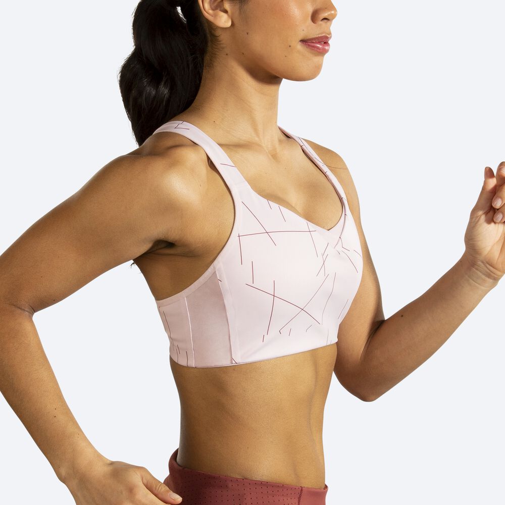 Sujetadores Deportivos Brooks Drive Convertible Run Bra Mujer Rosas | Ecuador-97821