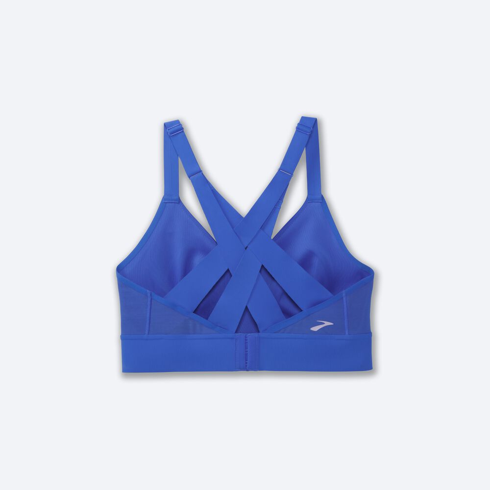 Sujetadores Deportivos Brooks Drive Interlace Run Bra Mujer Azules | Ecuador-54608