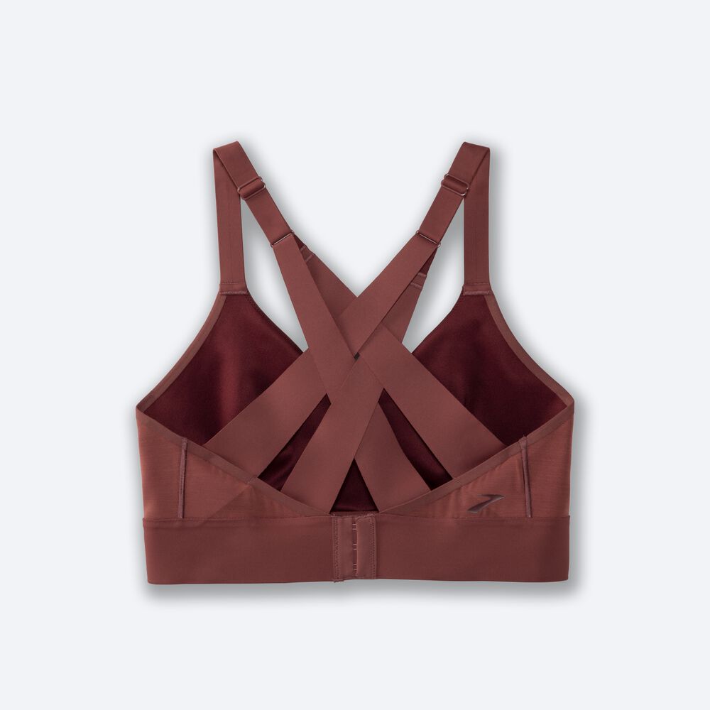 Sujetadores Deportivos Brooks Drive Interlace Run Bra Mujer Terracotta | Ecuador-56478