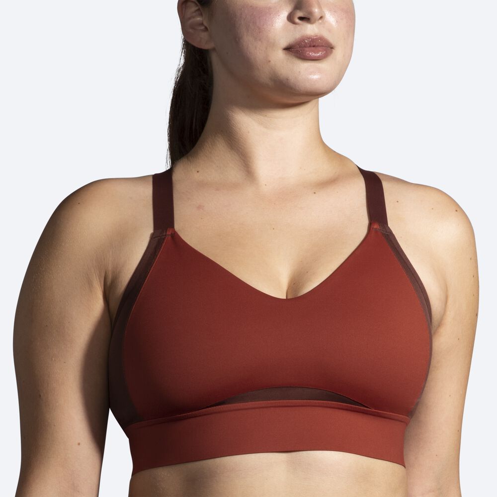 Sujetadores Deportivos Brooks Drive Interlace Run Bra Mujer Cobra | Ecuador-96347