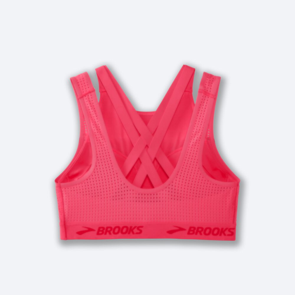 Sujetadores Deportivos Brooks Drive Mesh Run Bra Mujer Rosas | Ecuador-48501