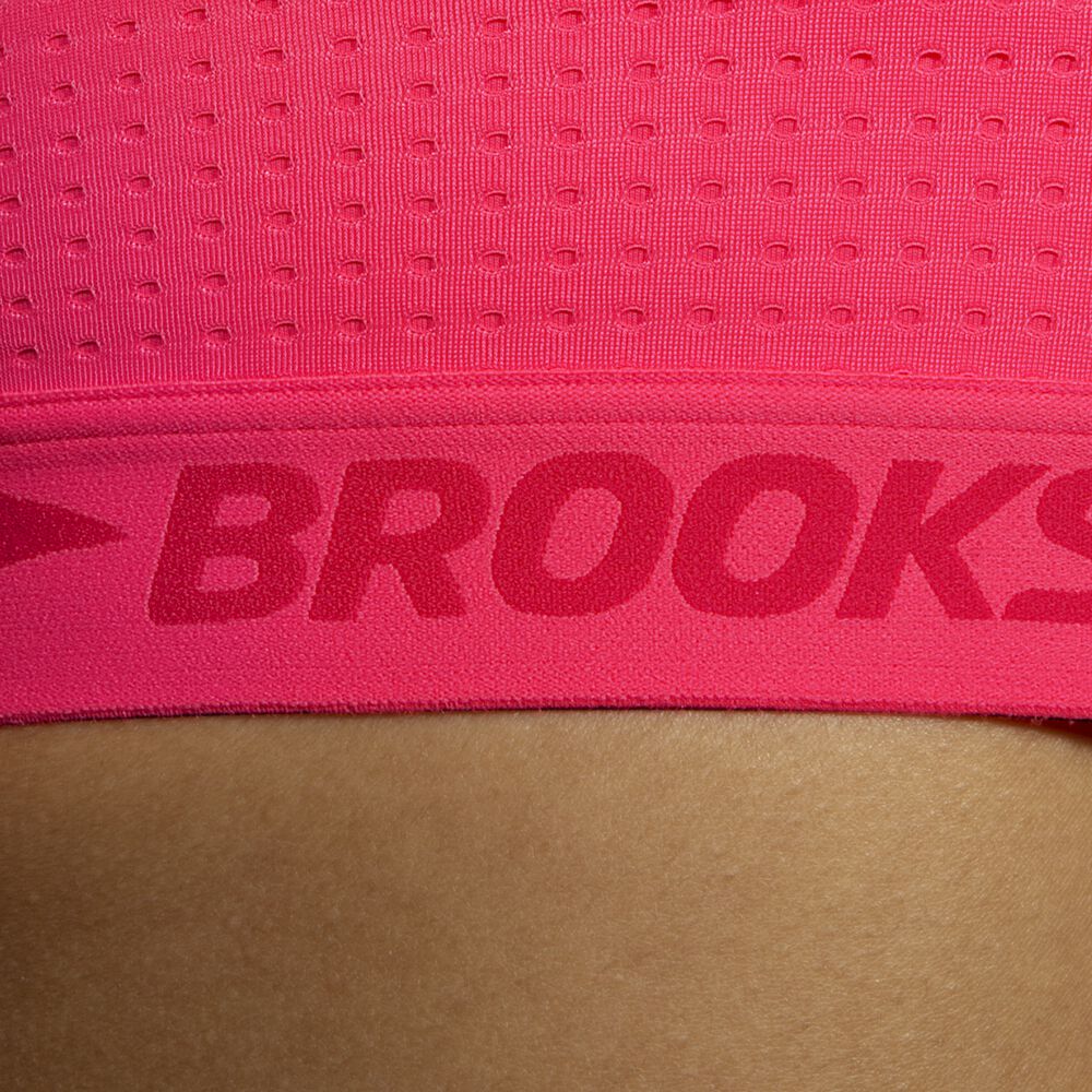 Sujetadores Deportivos Brooks Drive Mesh Run Bra Mujer Rosas | Ecuador-48501