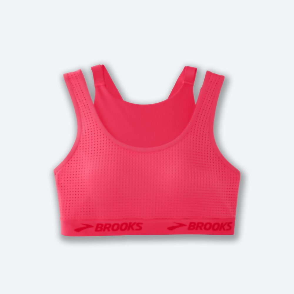 Sujetadores Deportivos Brooks Drive Mesh Run Bra Mujer Rosas | Ecuador-48501