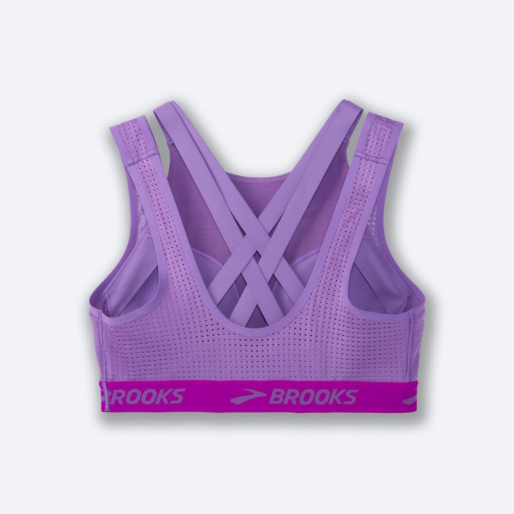 Sujetadores Deportivos Brooks Drive Mesh Run Bra Mujer Moradas | Ecuador-90683