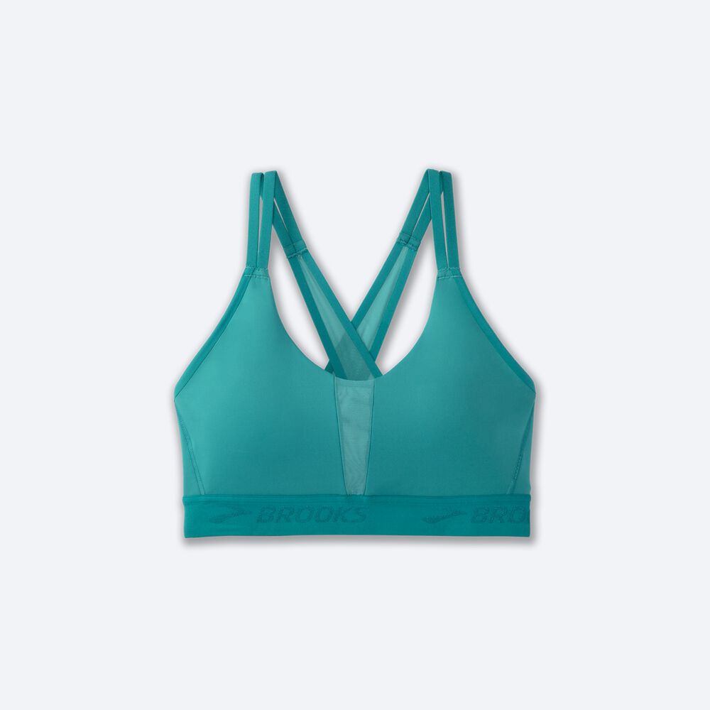 Sujetadores Deportivos Brooks Drive Plunge Run Bra 2.0 Mujer Verde | Ecuador-73480