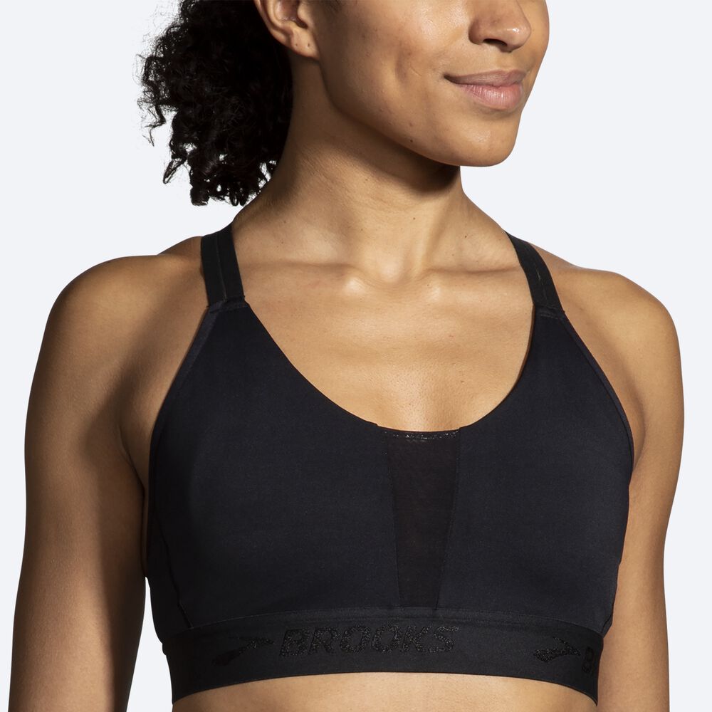 Sujetadores Deportivos Brooks Drive Plunge Run Bra 2.0 Mujer Negras | Ecuador-89027