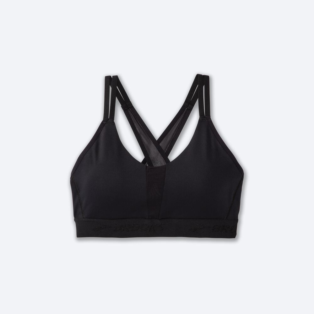 Sujetadores Deportivos Brooks Drive Plunge Run Bra 2.0 Mujer Negras | Ecuador-89027