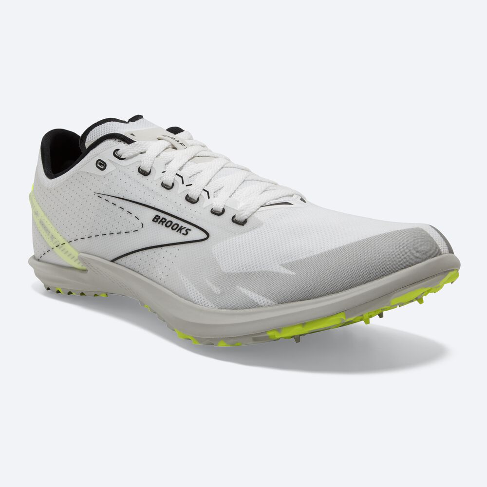 Zapatillas Carreras Brooks Draft XC Spikeless Hombre Blancas/Negras | Ecuador-87490