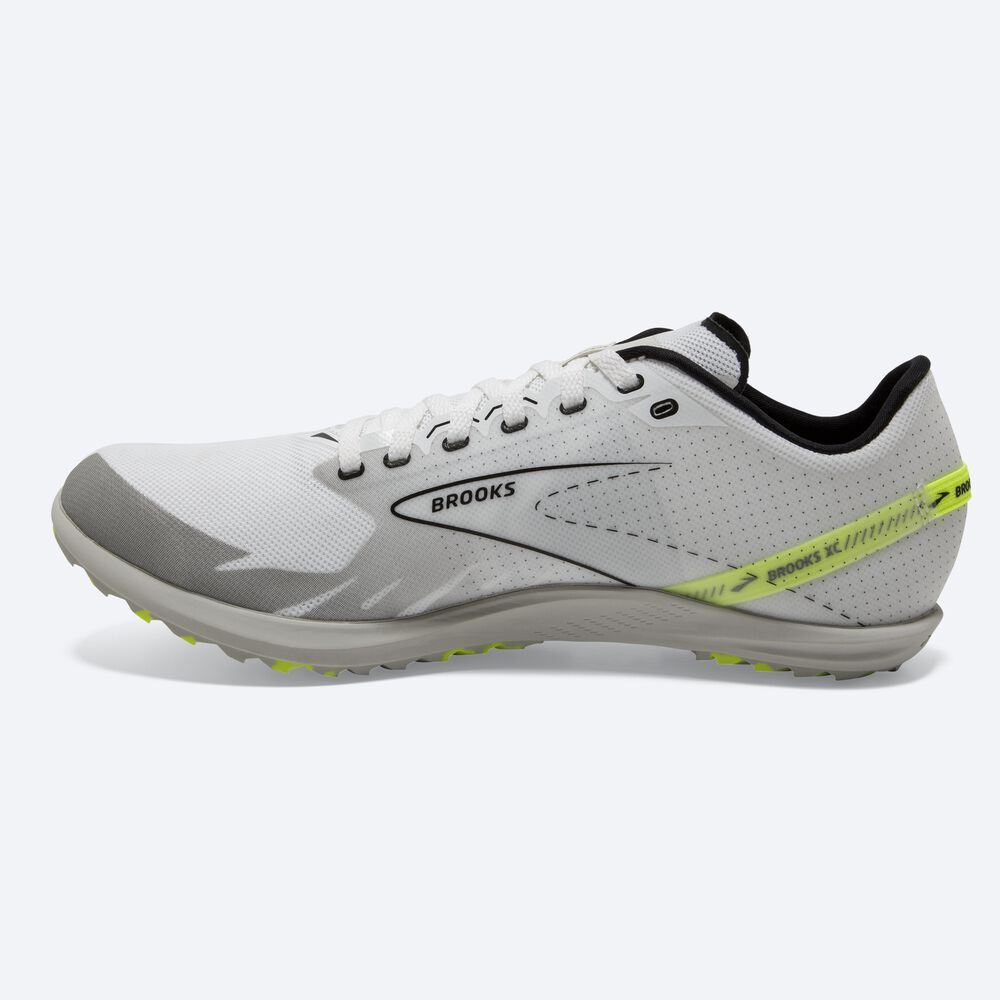 Zapatillas Carreras Brooks Draft XC Spikeless Hombre Blancas/Negras | Ecuador-87490