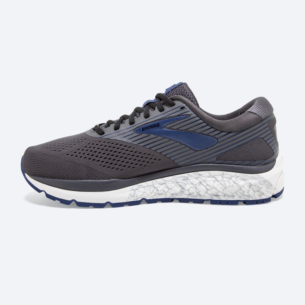 Zapatillas Running Brooks Addiction 14 Hombre Negras/Azules/Negras | Ecuador-94860