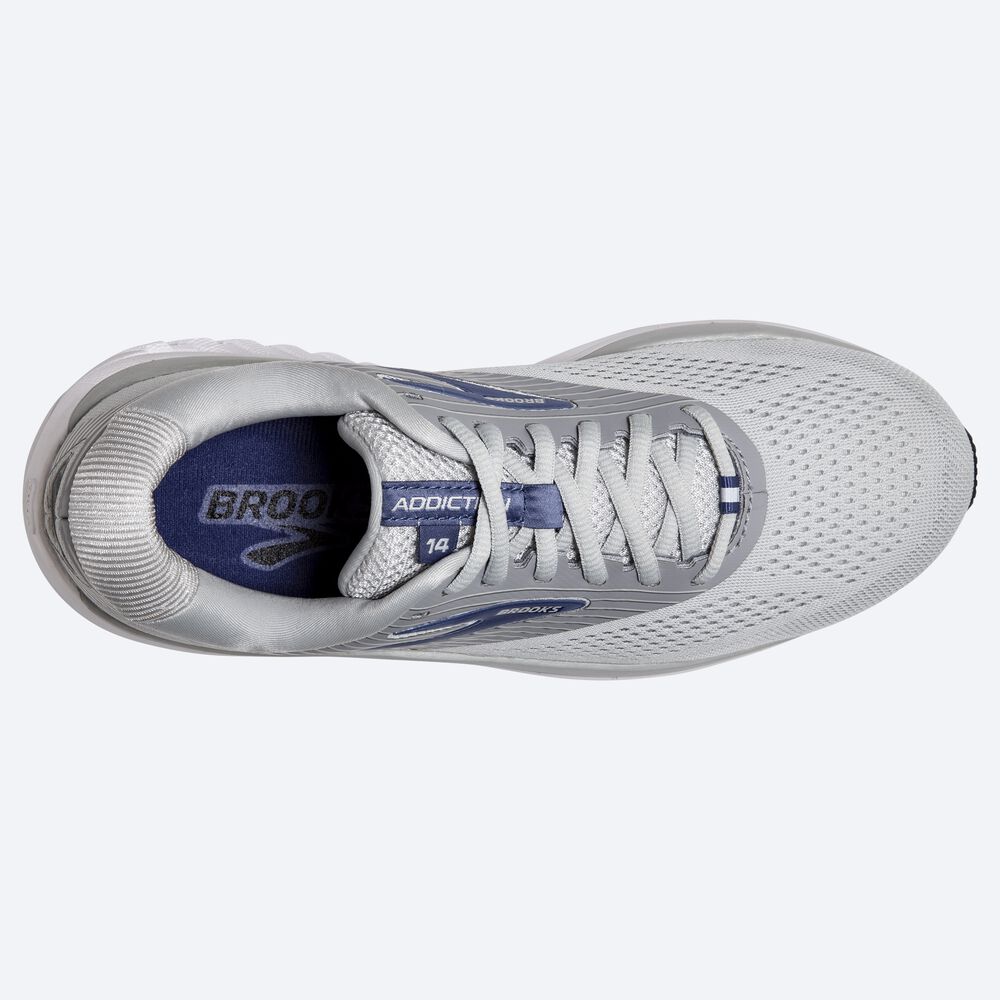 Zapatillas Running Brooks Addiction 14 Mujer Gris | Ecuador-38069