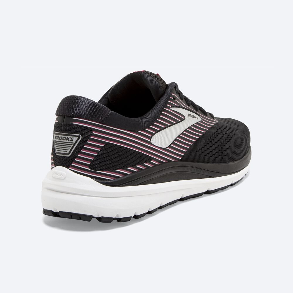 Zapatillas Running Brooks Addiction 14 Mujer Negras/Rosas/Plateadas | Ecuador-86021