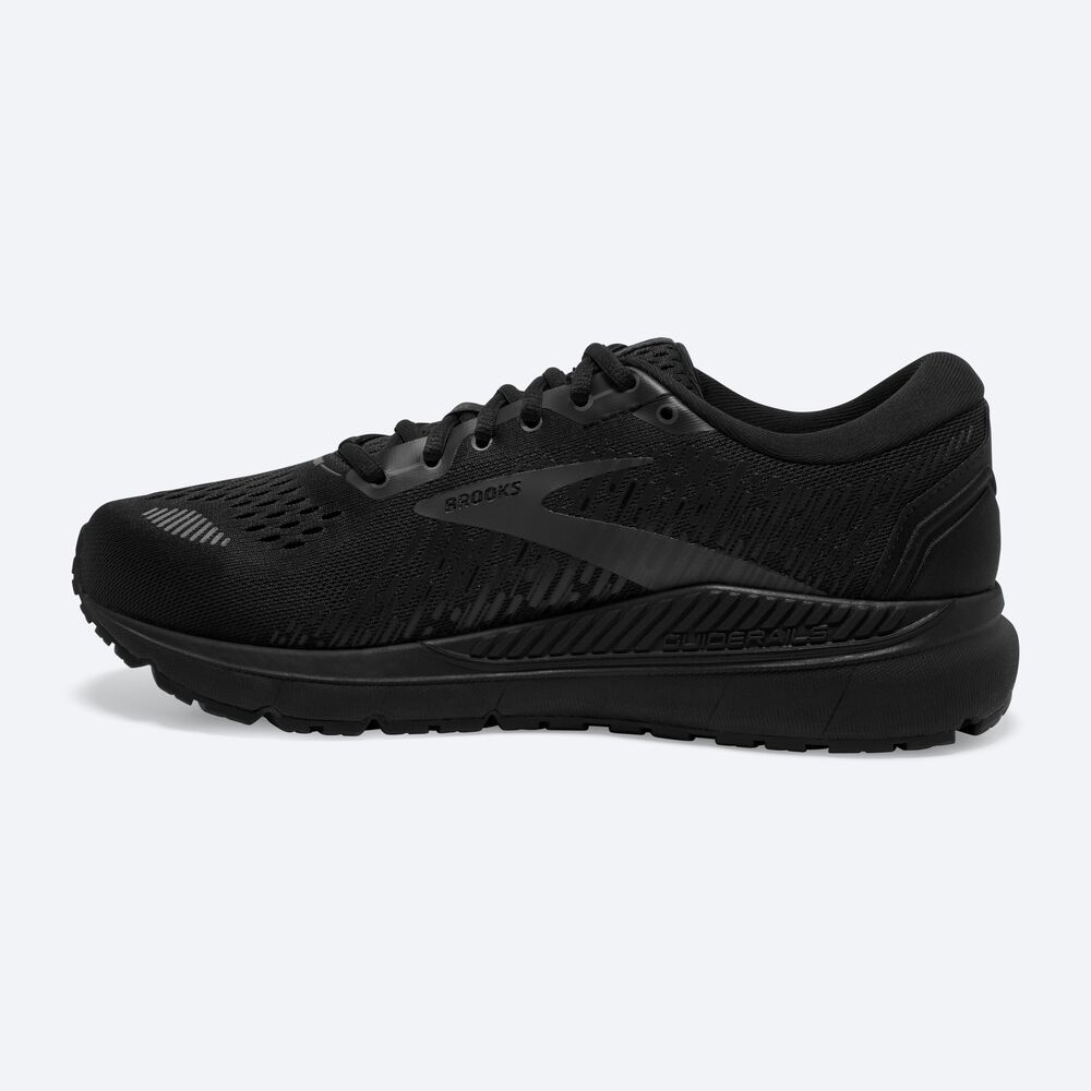 Zapatillas Running Brooks Addiction GTS 15 Hombre Negras | Ecuador-86374