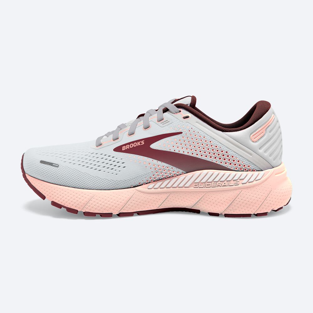 Zapatillas Running Brooks Adrenaline GTS 22 Mujer Gris/Rosas/Marrones | Ecuador-02743